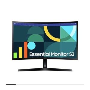 New Sealed Samsung Essential S3 24-inch 100Hz FHD Curved Monitor LS24D366GANXZA